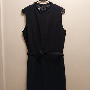 Talbots size 12 black sheath dress $30